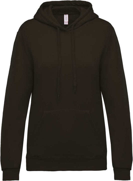 LADIES’ HOODED SWEATSHIRT - Dark Grey - Main