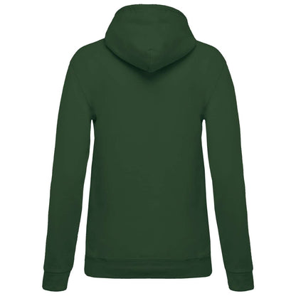LADIES’ HOODED SWEATSHIRT - Forest Green - Additional