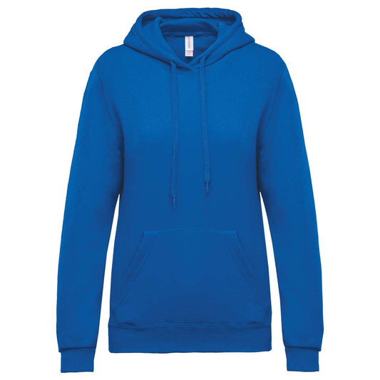 LADIES’ HOODED SWEATSHIRT - Light Royal Blue - Main