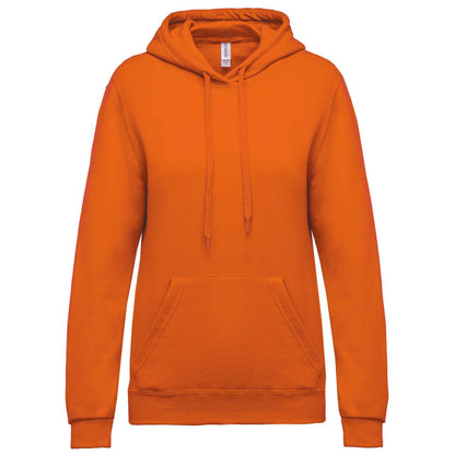 LADIES’ HOODED SWEATSHIRT - Orange - Main