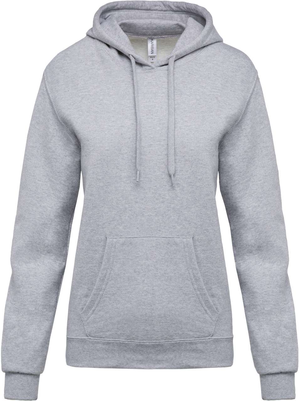LADIES’ HOODED SWEATSHIRT - Oxford Grey - Main