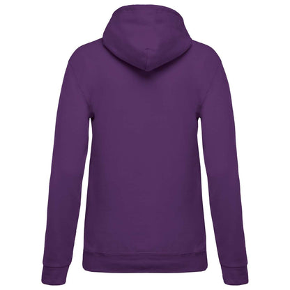 LADIES’ HOODED SWEATSHIRT - Purple - Additional
