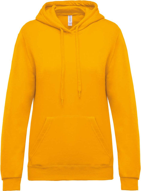 LADIES’ HOODED SWEATSHIRT - Yellow - Main