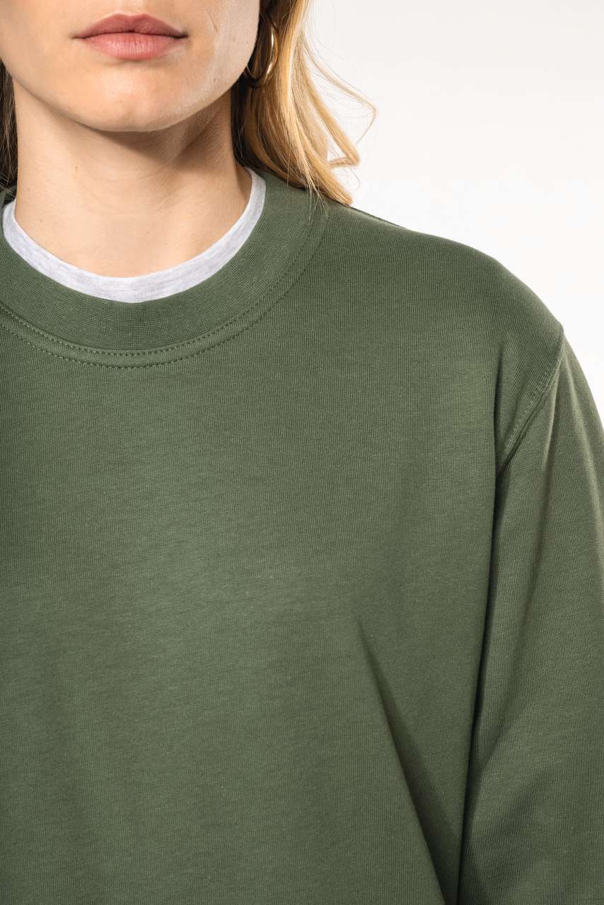 CREW NECK SWEATSHIRT - Black - Additional