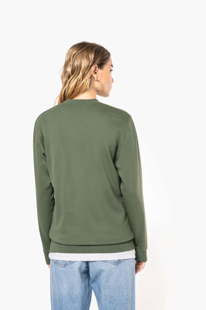 CREW NECK SWEATSHIRT - Black - Additional