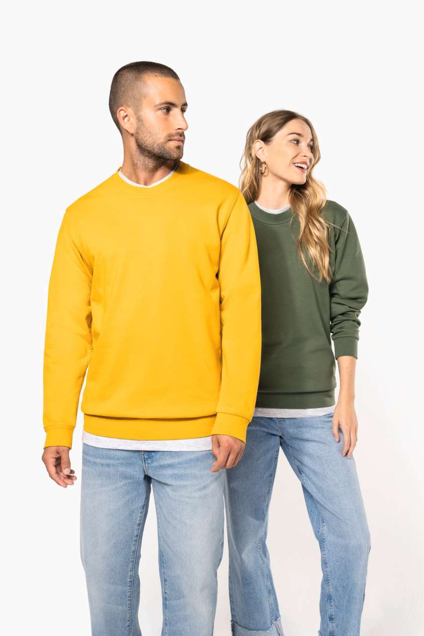 CREW NECK SWEATSHIRT - Black - Additional
