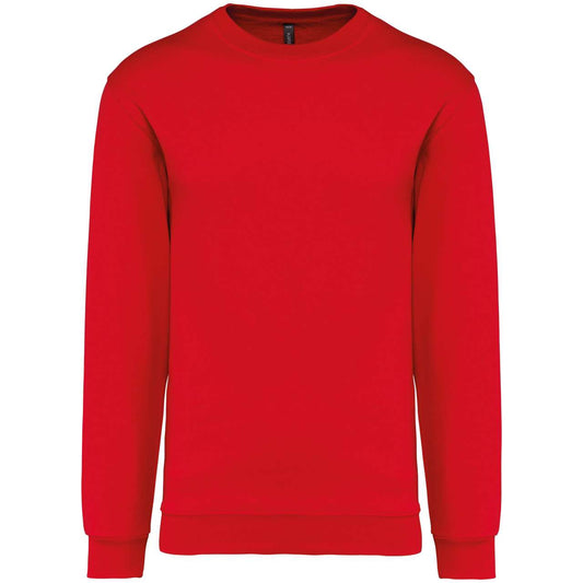 CREW NECK SWEATSHIRT - Red - Main