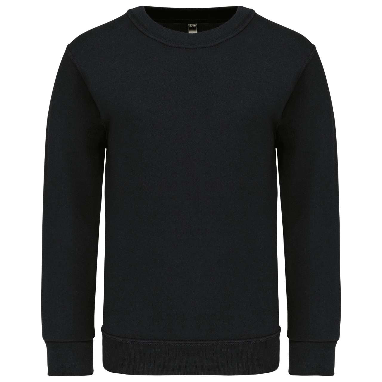 KIDS' CREW NECK SWEATSHIRT - Black - Main