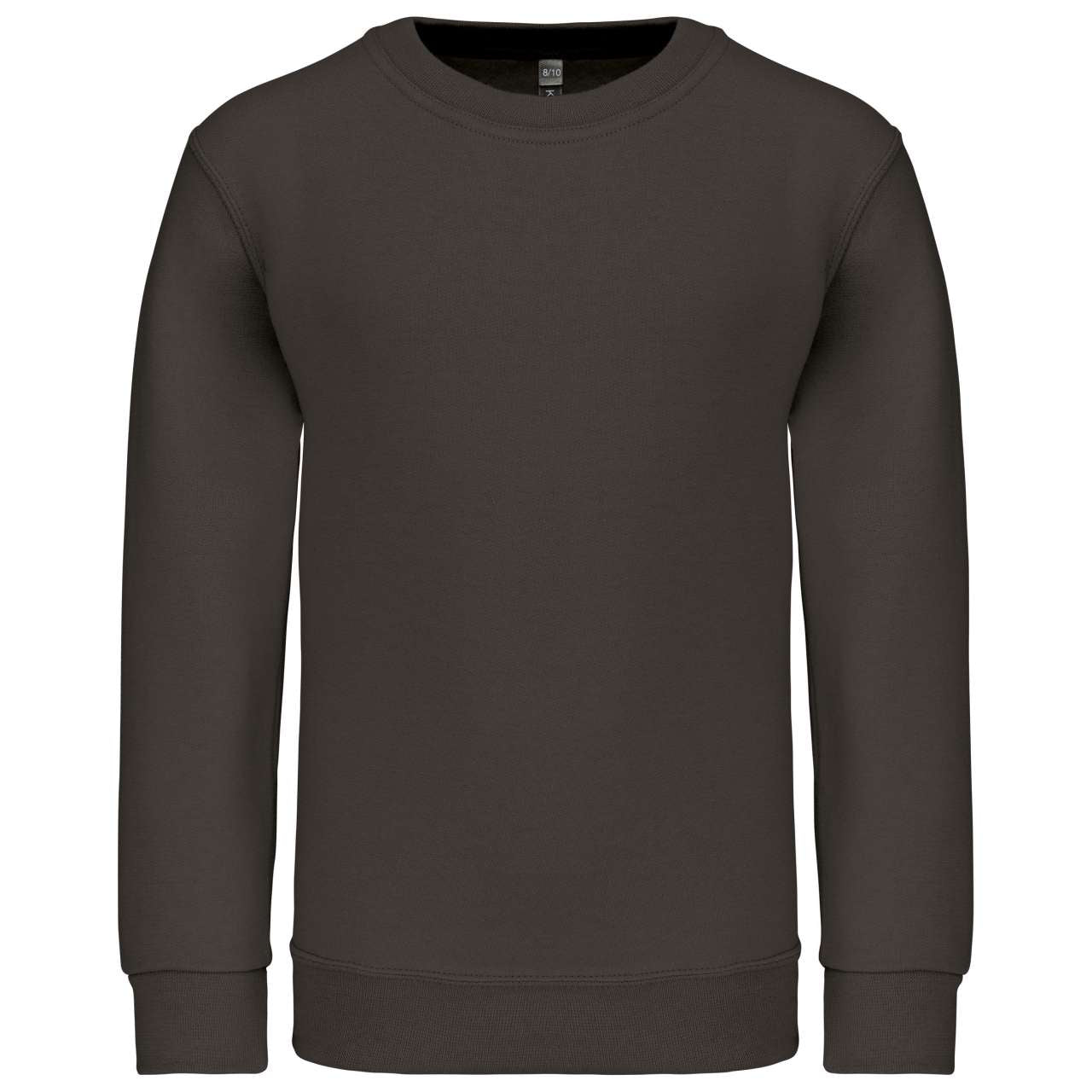 KIDS' CREW NECK SWEATSHIRT - Dark Grey - Main