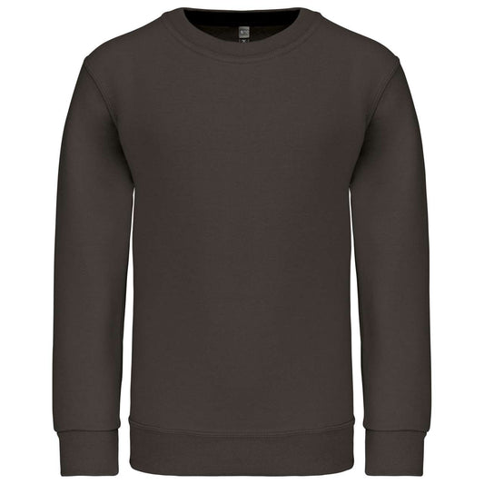 KIDS' CREW NECK SWEATSHIRT - Dark Grey - Main