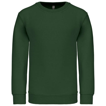 KIDS' CREW NECK SWEATSHIRT - Forest Green - Main