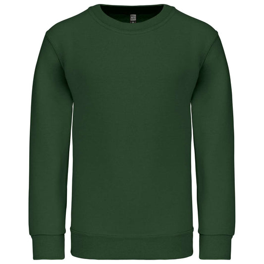 KIDS' CREW NECK SWEATSHIRT - Forest Green - Main