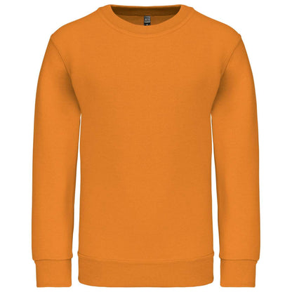 KIDS' CREW NECK SWEATSHIRT - Orange - Main