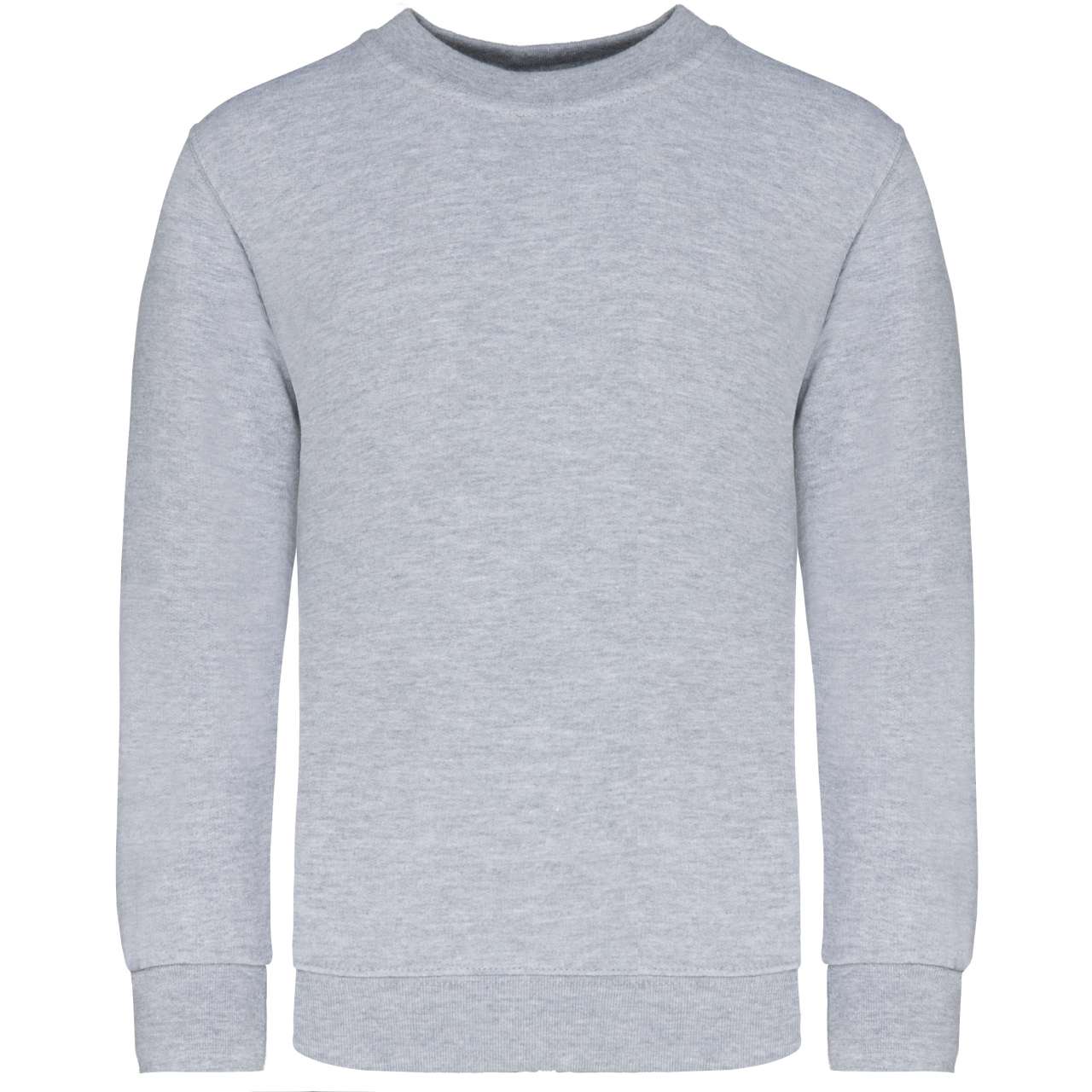 KIDS' CREW NECK SWEATSHIRT - Oxford Grey - Main