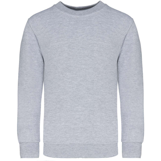 KIDS' CREW NECK SWEATSHIRT - Oxford Grey - Main
