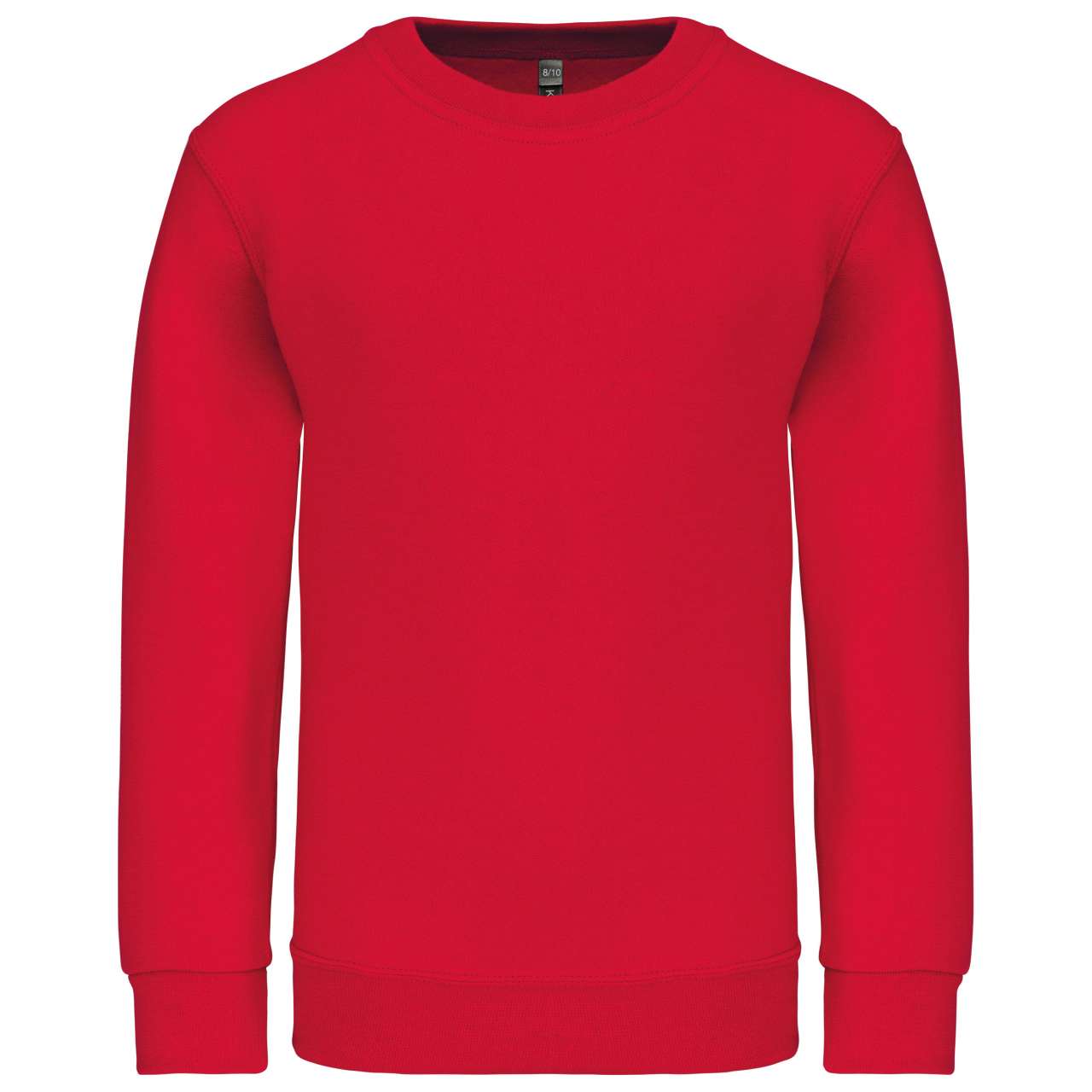 KIDS' CREW NECK SWEATSHIRT - Red - Main