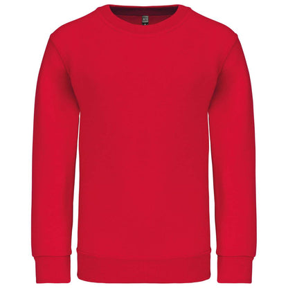 KIDS' CREW NECK SWEATSHIRT - Red - Main