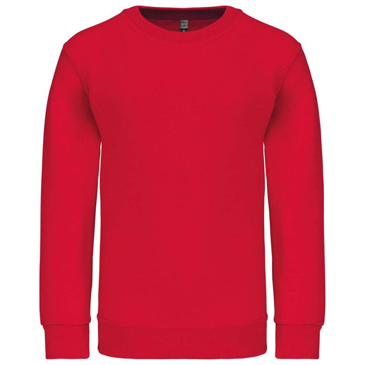 KIDS' CREW NECK SWEATSHIRT - Red - Main