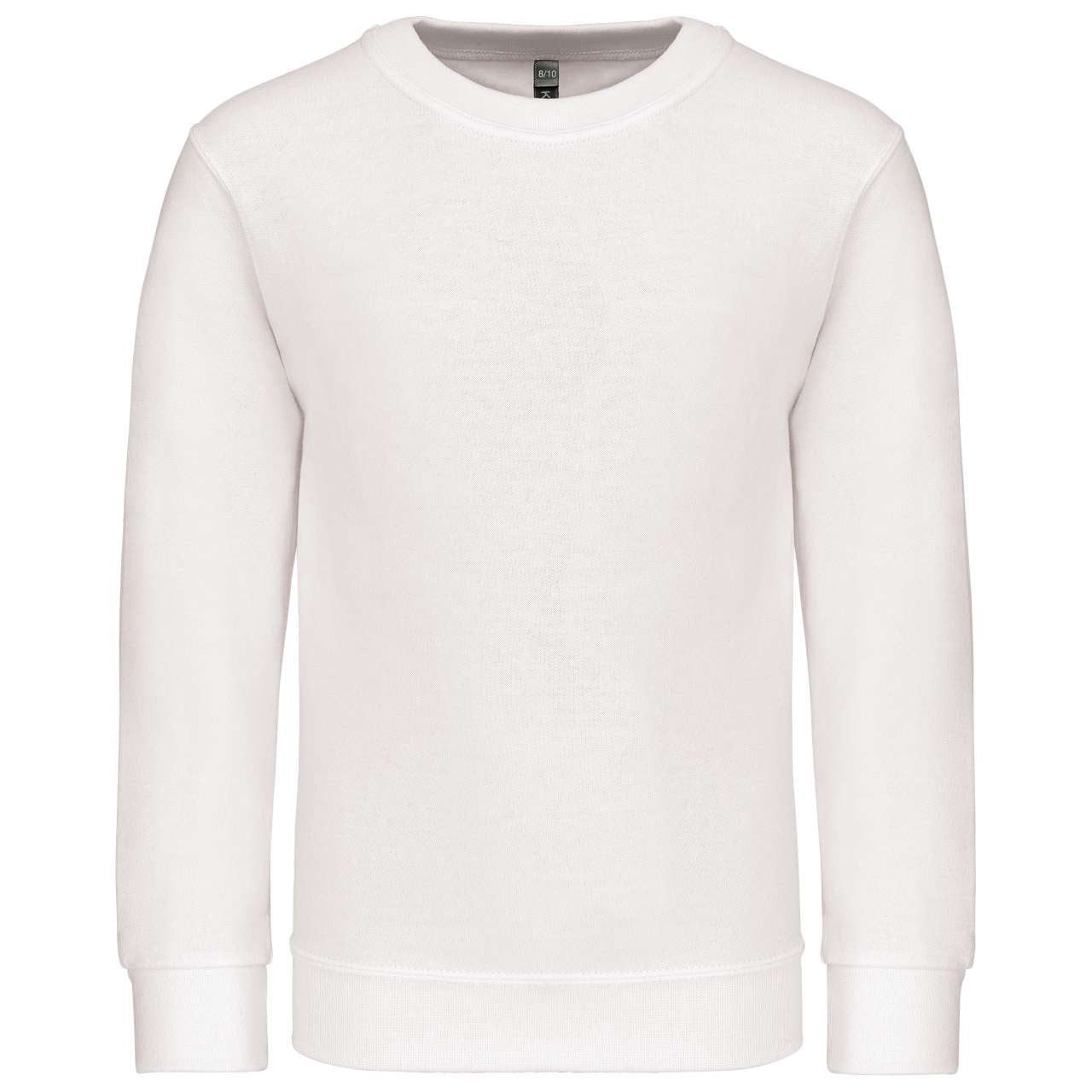 KIDS' CREW NECK SWEATSHIRT - White - Main
