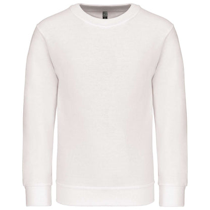 KIDS' CREW NECK SWEATSHIRT - White - Main