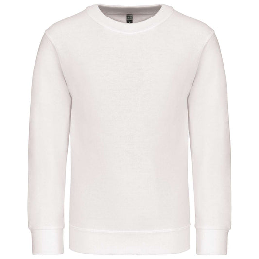 KIDS' CREW NECK SWEATSHIRT - White - Main