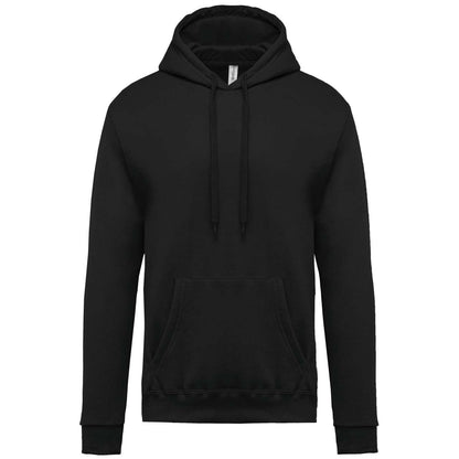 MEN’S HOODED SWEATSHIRT - Black - Main