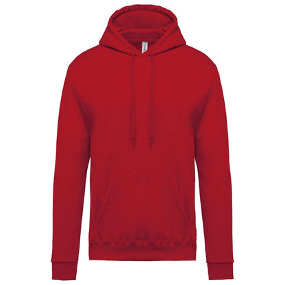 MEN’S HOODED SWEATSHIRT - Cherry Red - Main