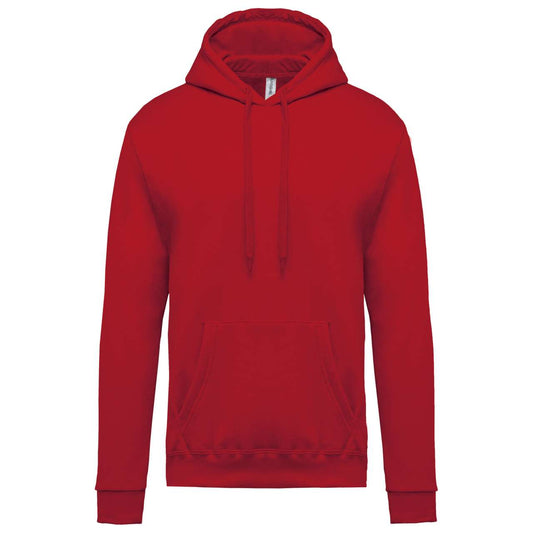 MEN’S HOODED SWEATSHIRT - Cherry Red - Main