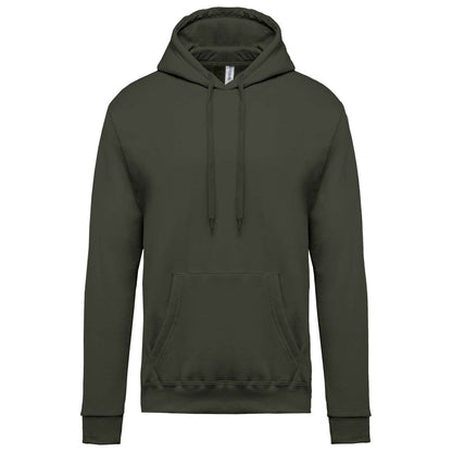 MEN’S HOODED SWEATSHIRT - Dark Khaki - Main