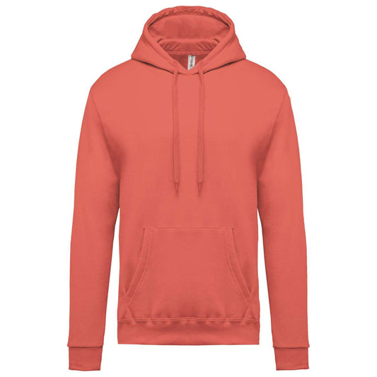 MEN’S HOODED SWEATSHIRT - True Coral - Main