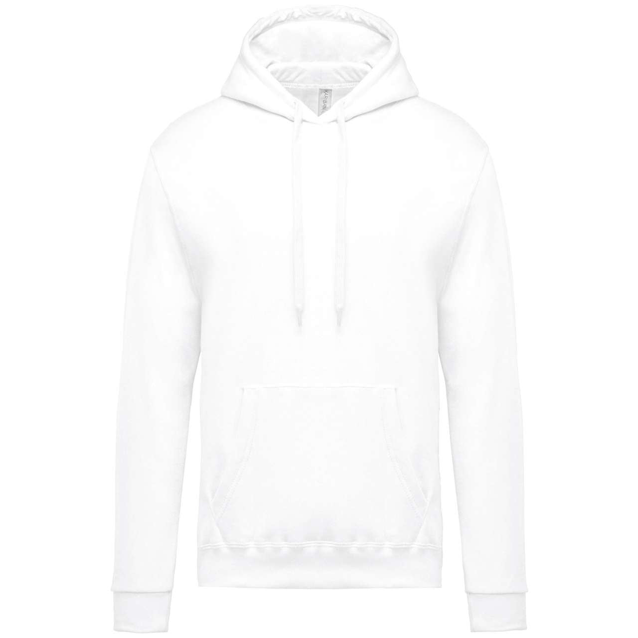 MEN’S HOODED SWEATSHIRT - White - Main