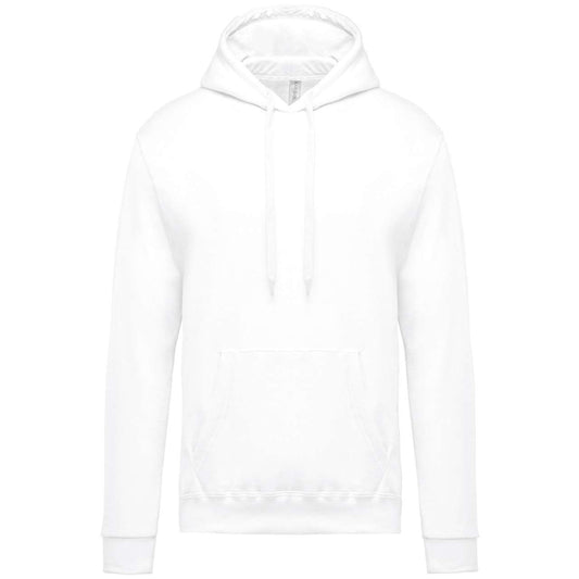 MEN’S HOODED SWEATSHIRT - White - Main