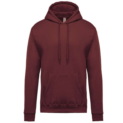 MEN’S HOODED SWEATSHIRT - Wine - Main