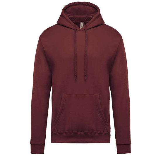 MEN’S HOODED SWEATSHIRT - Wine - Main