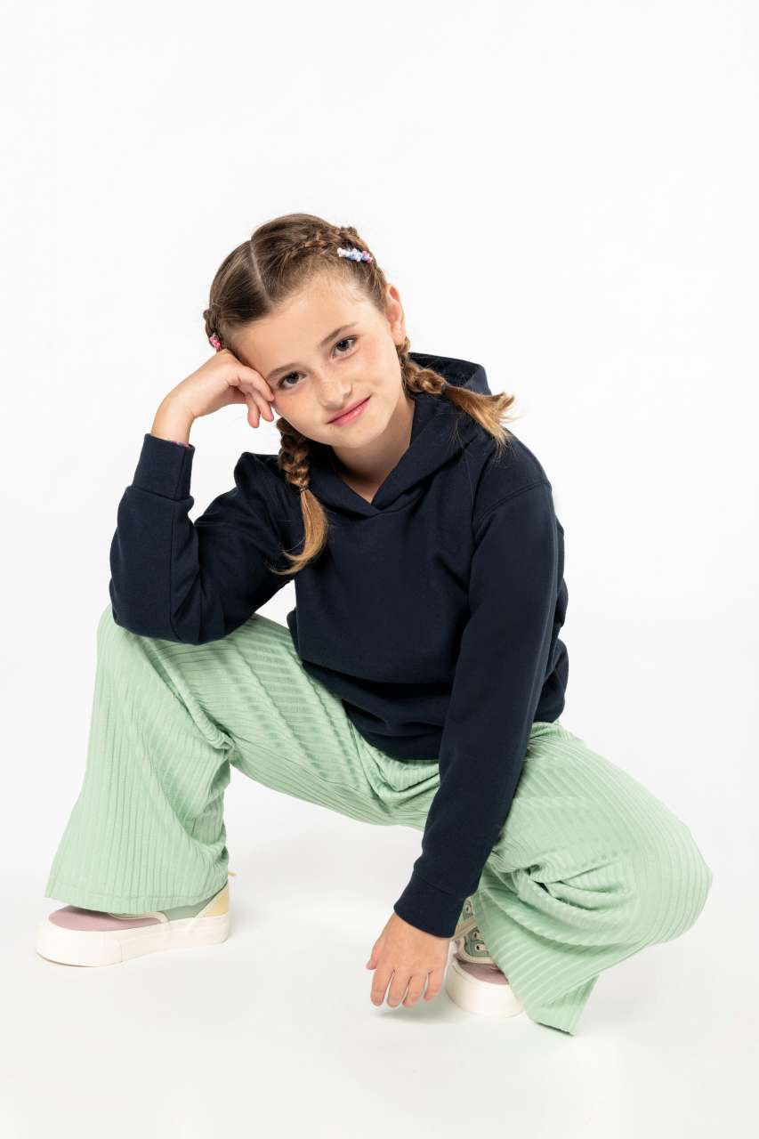 KIDS’ HOODED SWEATSHIRT - Black - Additional