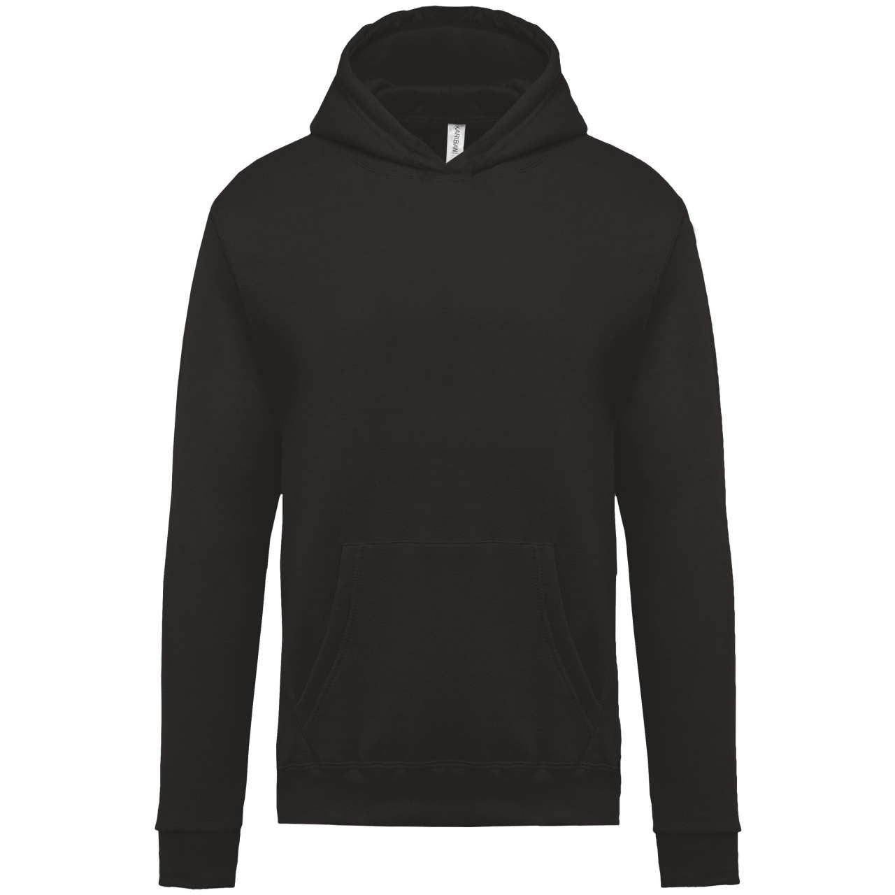 KIDS’ HOODED SWEATSHIRT - Black - Main