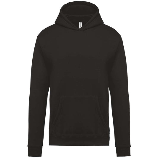 KIDS’ HOODED SWEATSHIRT - Black - Main