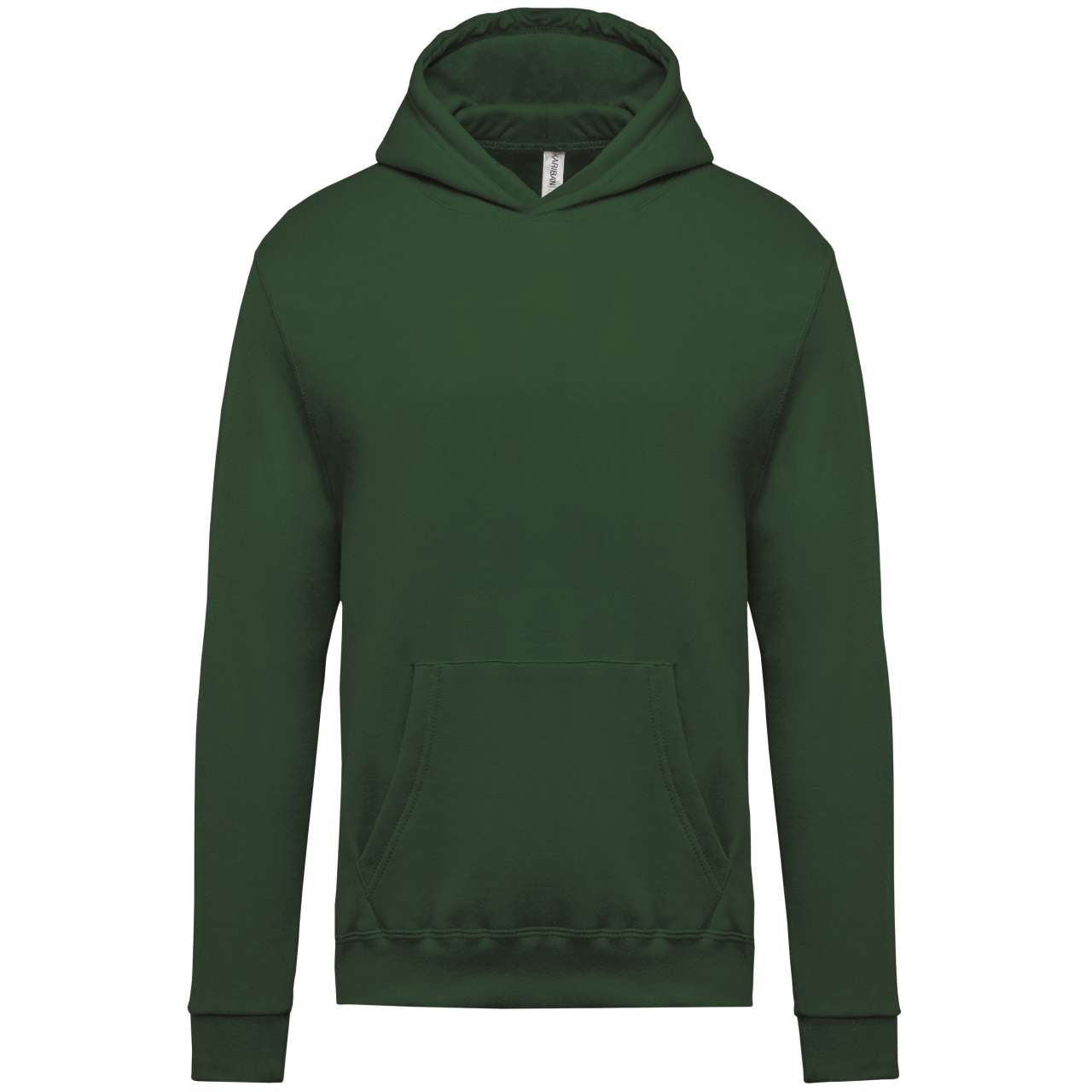 KIDS’ HOODED SWEATSHIRT - Forest Green - Main