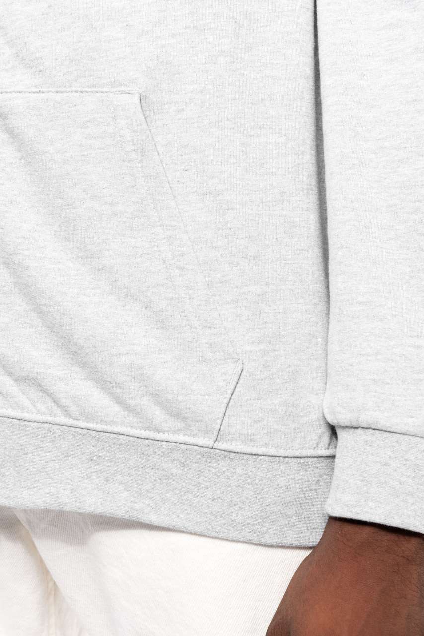 FULL ZIP HOODED SWEATSHIRT - Ash Heather - Additional