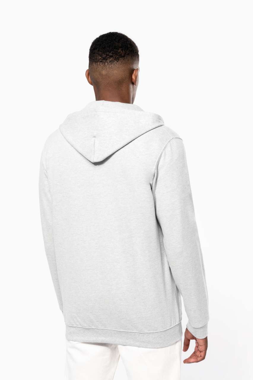 FULL ZIP HOODED SWEATSHIRT - Ash Heather - Additional
