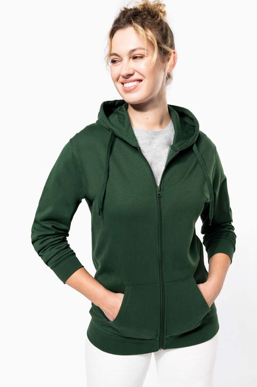 FULL ZIP HOODED SWEATSHIRT - Ash Heather - Additional