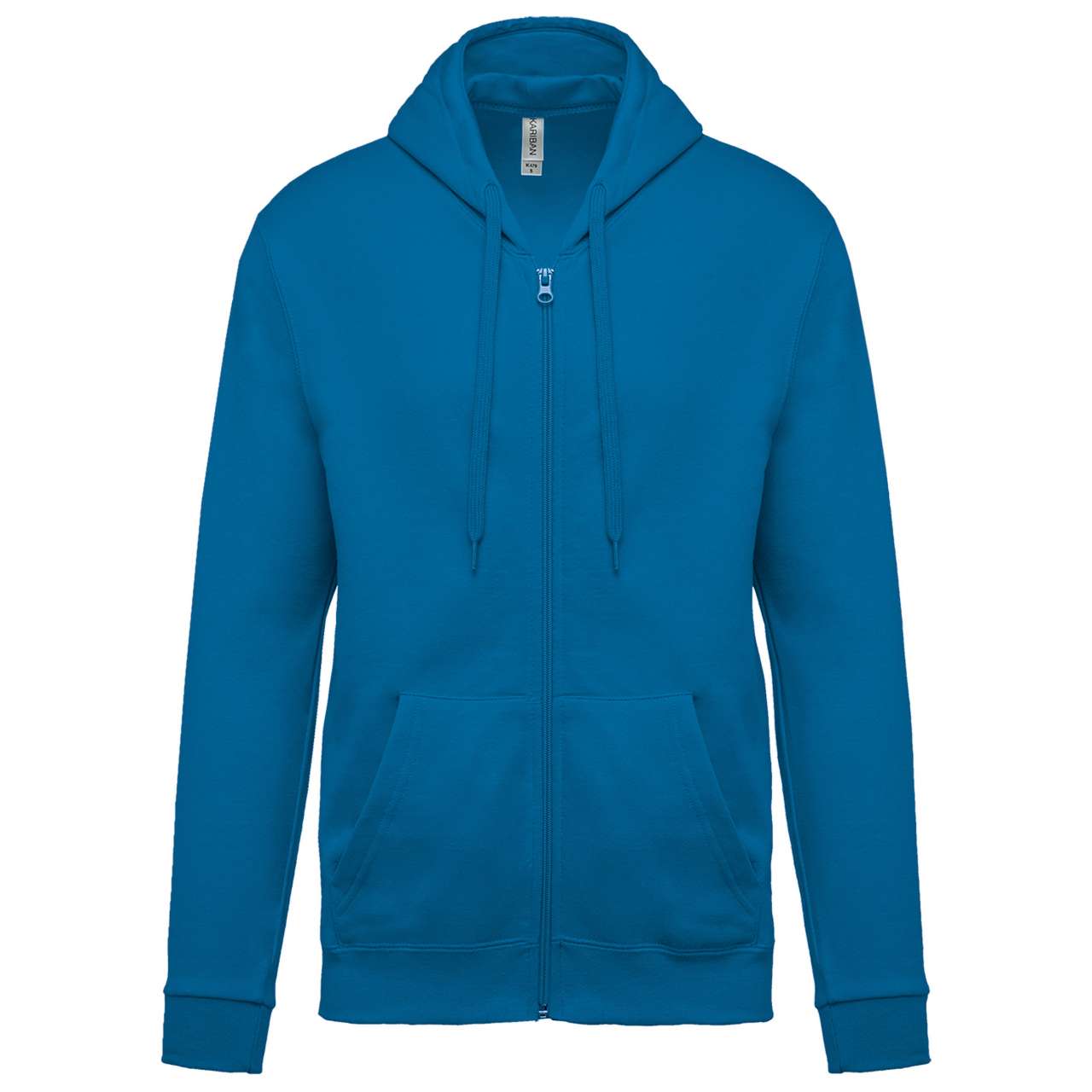 FULL ZIP HOODED SWEATSHIRT - Tropical Blue - Main