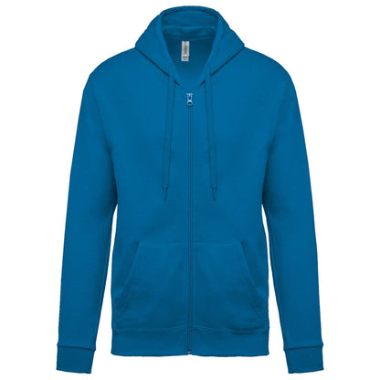 FULL ZIP HOODED SWEATSHIRT - Tropical Blue - Main