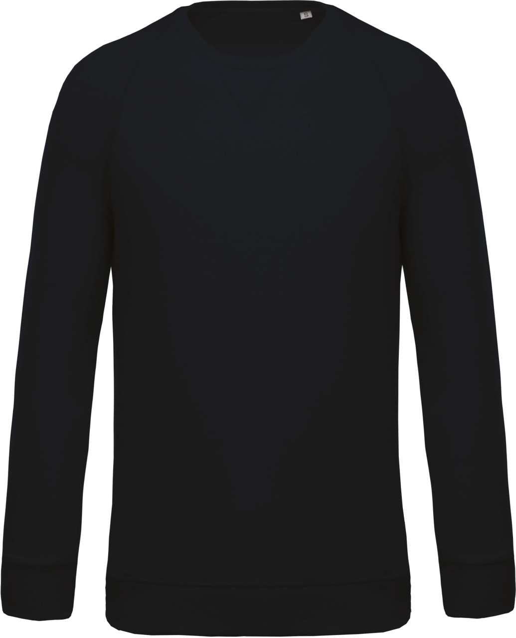 MEN'S ORGANIC COTTON CREW NECK RAGLAN SLEEVE SWEATSHIRT - Navy - Main
