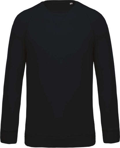 MEN'S ORGANIC COTTON CREW NECK RAGLAN SLEEVE SWEATSHIRT - Navy - Main