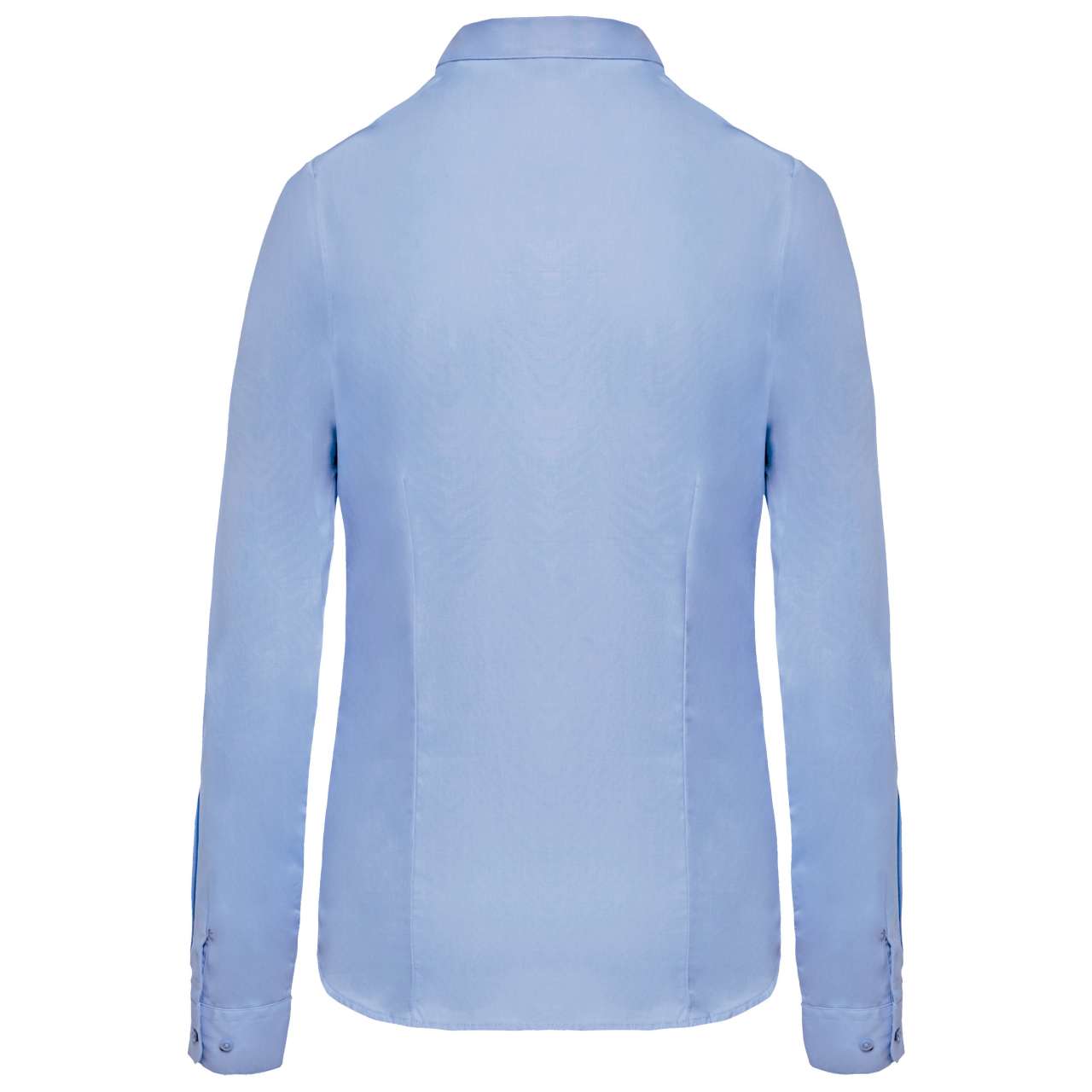 LADIES’ LONG-SLEEVED COTTON POPLIN SHIRT - Bright Sky - Additional