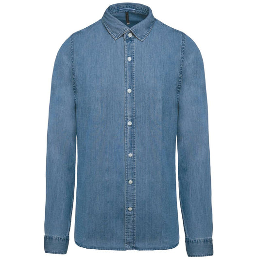 MEN’S DENIM SHIRT - Chambray Blue - Main