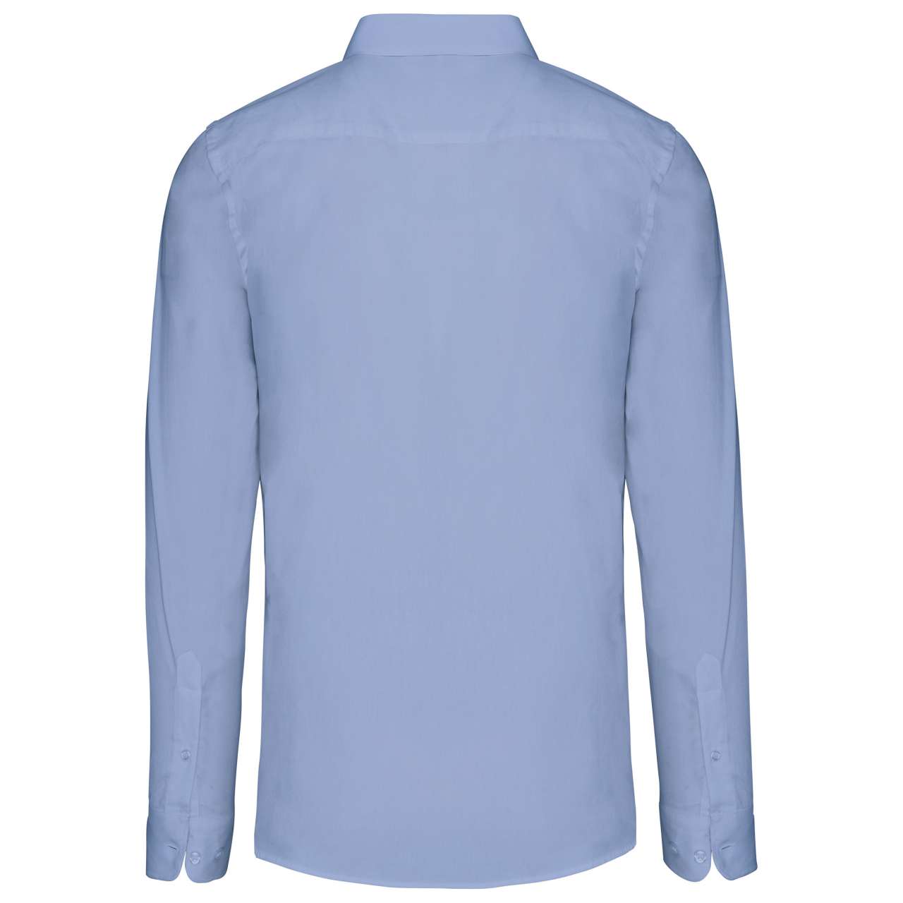 MEN’S LONG-SLEEVED COTTON POPLIN SHIRT - Bright Sky - Additional