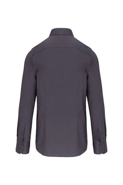 MEN'S FITTED LONG-SLEEVED NON-IRON SHIRT - Zinc - Additional