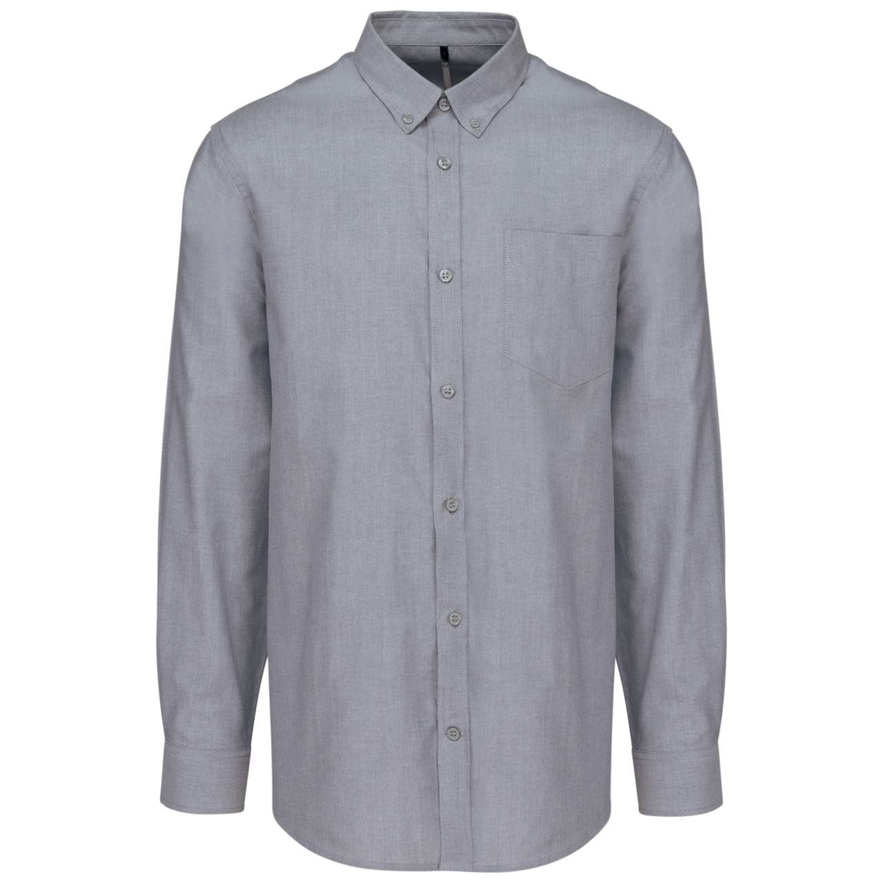 MEN'S LONG-SLEEVED OXFORD SHIRT - Oxford Zinc - Main